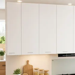 Compact White Kitchen Cabinet with Ample Storage Space