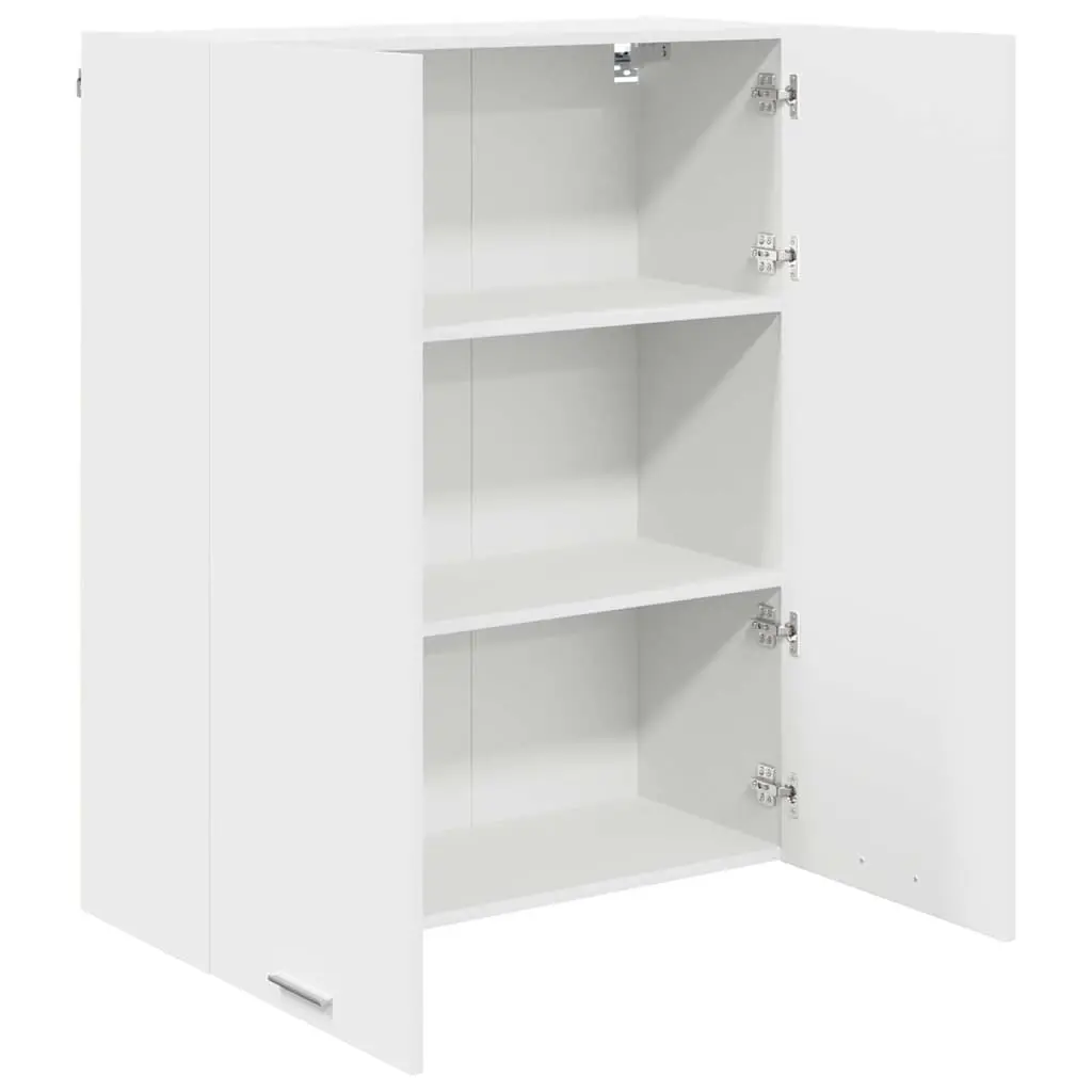 Hanging Kitchen Cabinet White 80x31x100cm Modern Storage Engineered Wood