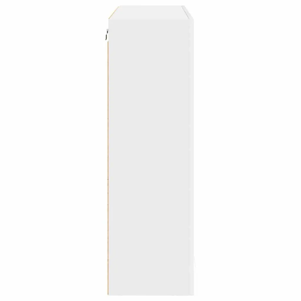 Hanging Kitchen Cabinet White 80x31x100cm Modern Storage Engineered Wood