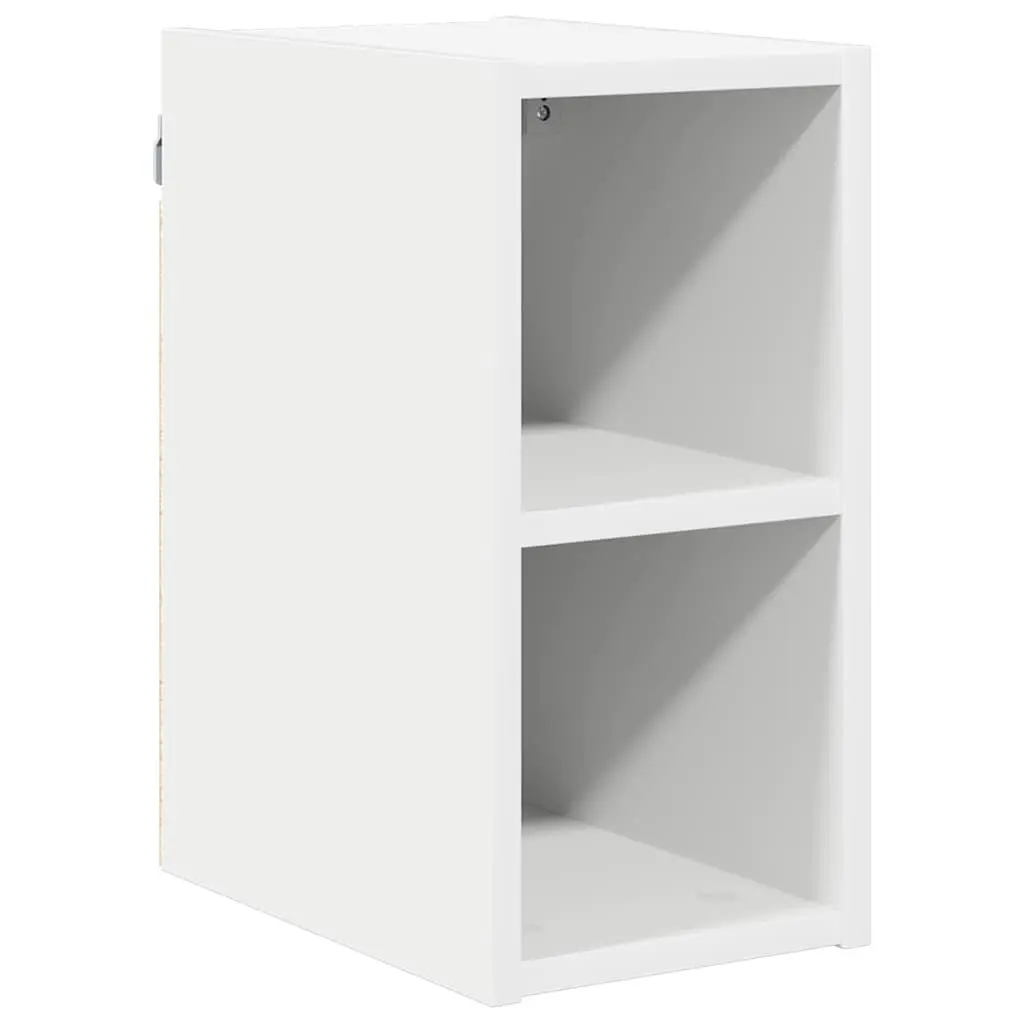 Hanging Kitchen Cabinet White Storage Engineered Wood Modern Design 20x29.5x40cm
