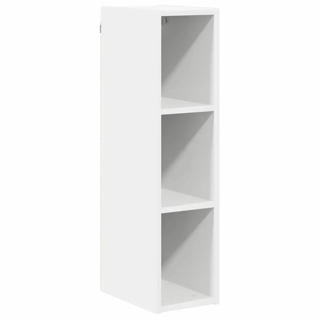 Hanging Kitchen Cabinet White 20x29.5x80cm Engineered Wood Modern Storage