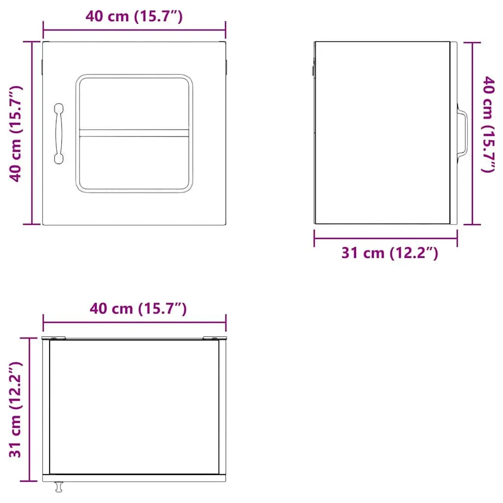 Dishwasher Panel Black 40x31x40cm Kitchen Cupboard Door Cover Replacement
