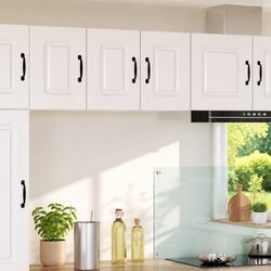Compact Kalmar White Kitchen Cabinet with Storage Options