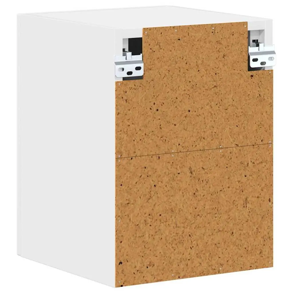 Dishwasher Panel White Engineered Wood Kitchen Cabinet Door Cover 2 pcs