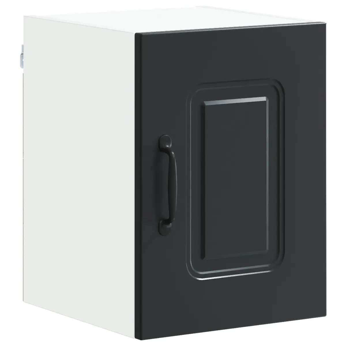 Black Kitchen Cabinet Dishwasher Panel Kalmar Storage 30x31x40cm Engineered Wood
