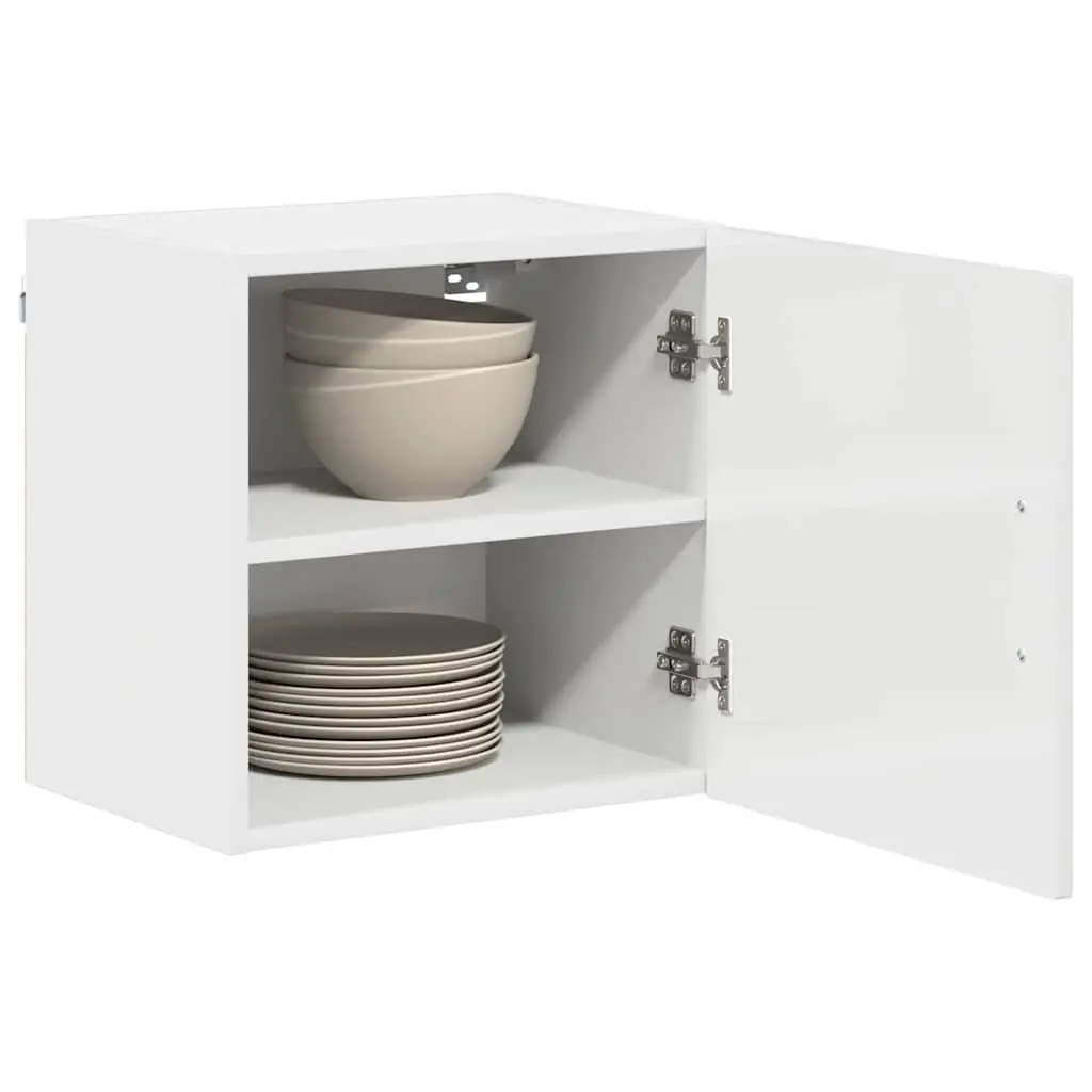 White Engineered Wood Dishwasher Panel Kitchen Cabinet Storage Kalmar 40 x 31 x