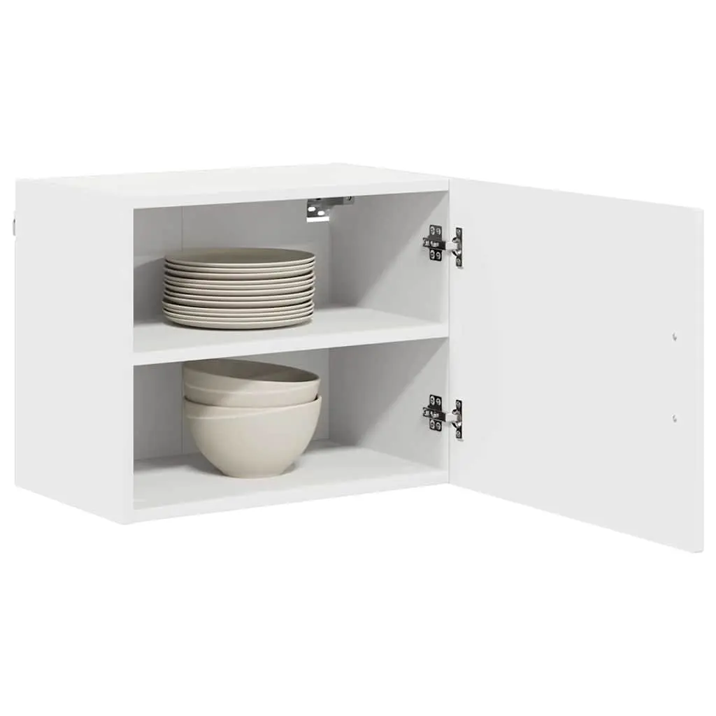 Dishwasher Panel Kitchen Cabinet High Gloss White 50 x 31 x 40 cm Engineered Wood Compact Storage
