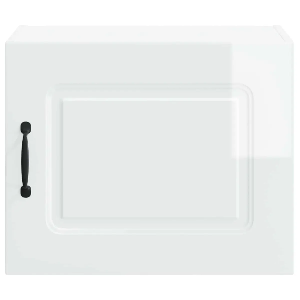 Dishwasher Panel Kitchen Cabinet High Gloss White 50 x 31 x 40 cm Engineered Wood Compact Storage