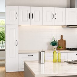 Efficient White Kitchen Cabinet Panels: Perfect Fit and Value