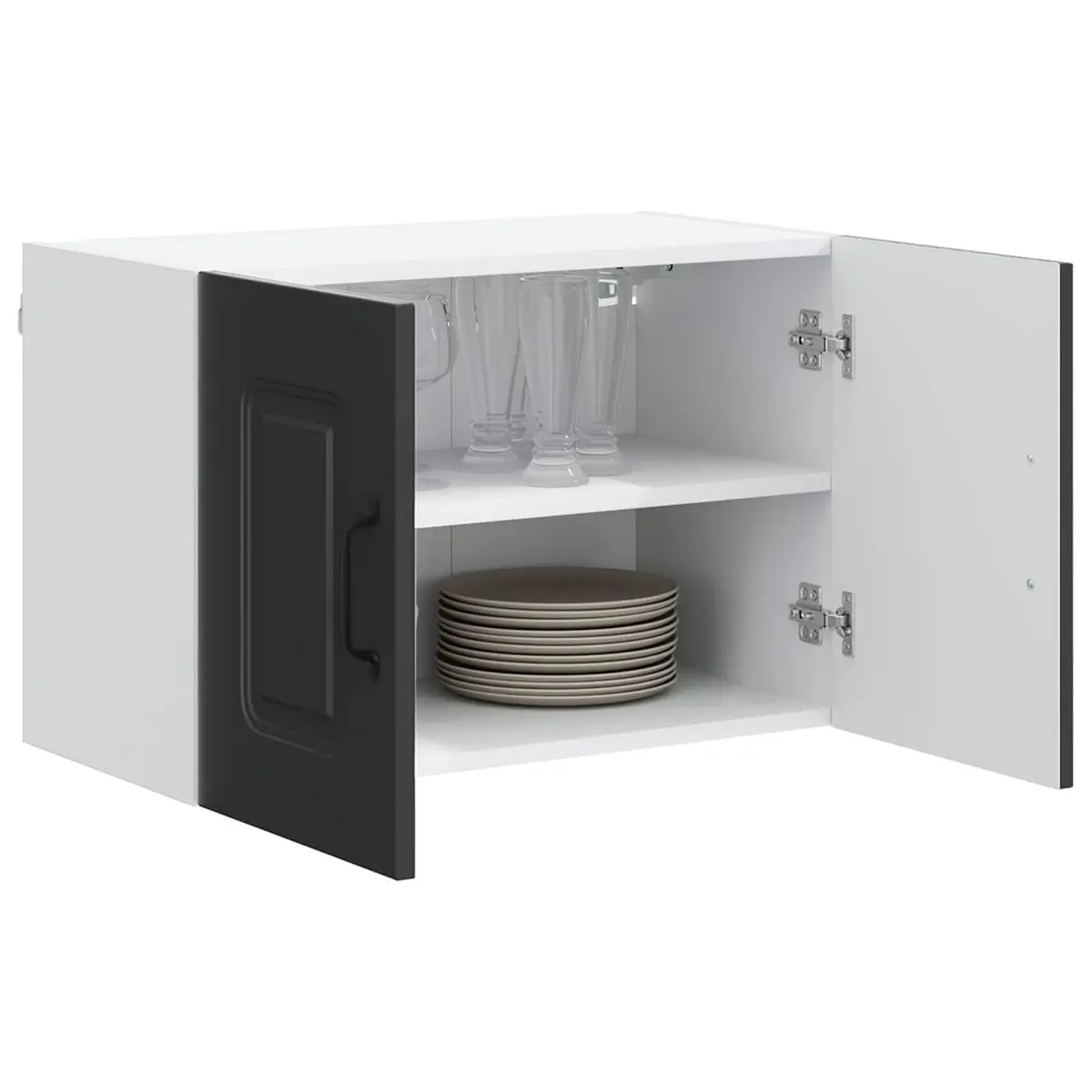 Dishwasher Panel Black 60 x 31 x 40 cm Kitchen Cabinet Door Cover Replacement