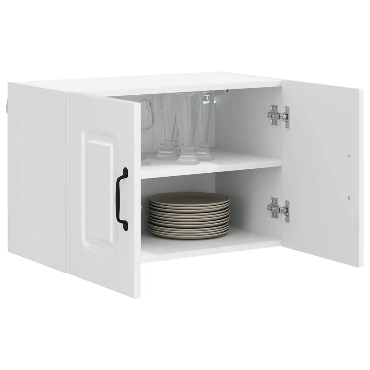 Dishwasher Panel High Gloss White 60x31x40cm Storage Organiser