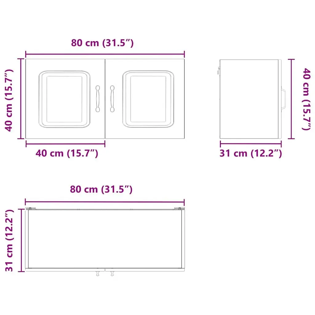 Dishwasher Panel Kitchen Cabinet White Engineered Wood Storage Cupboard