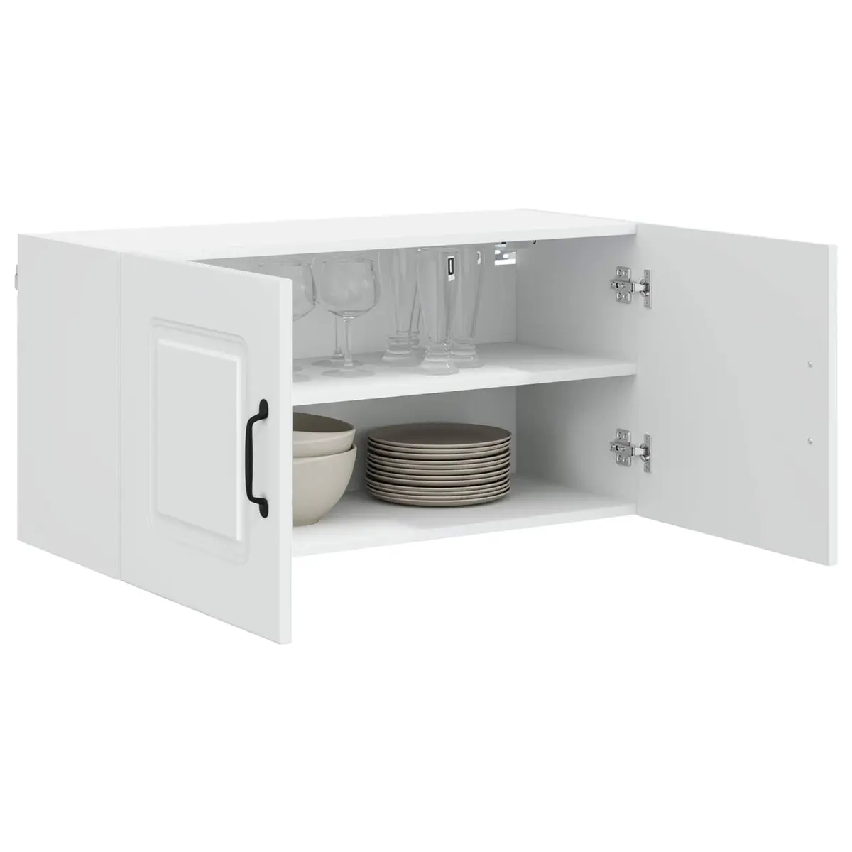 Dishwasher Panel Kitchen Cabinet White Engineered Wood Storage Cupboard