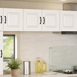 Concise High Gloss White Kitchen Storage Cabinet 80x31x40cm