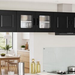 Compact Black Kitchen Organizer for Smart Spaces