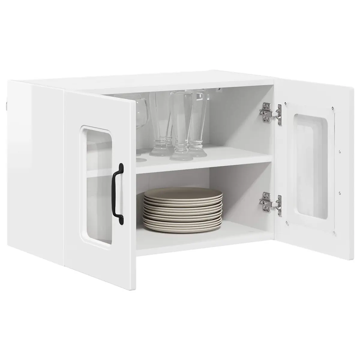Dishwasher Panel White Engineered Wood 60 x 31 x 40 cm Modern Kitchen Cabinet Storage