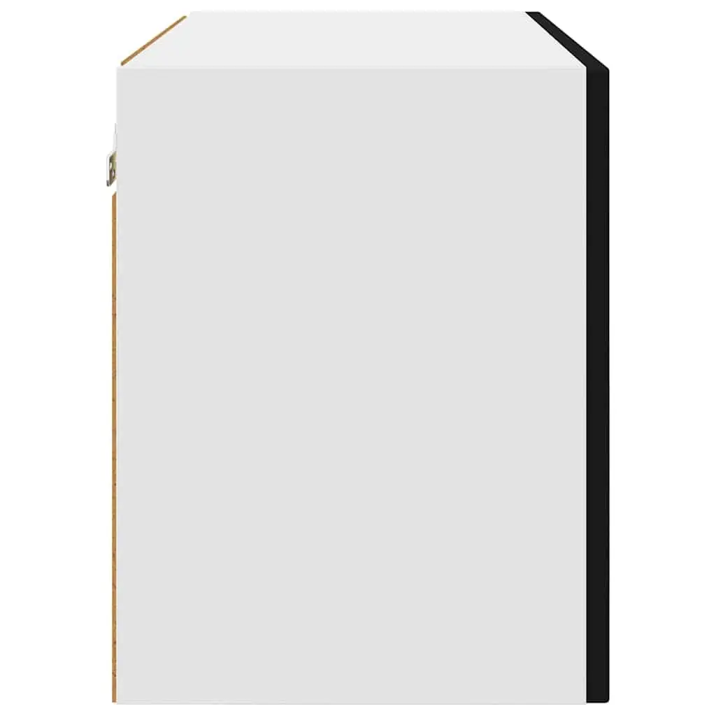 Dishwasher Panel Kitchen Cabinet Black Engineered Wood Storage 60x31x40cm