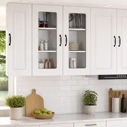 Compact White Cabinet with Modern Design and Functionality