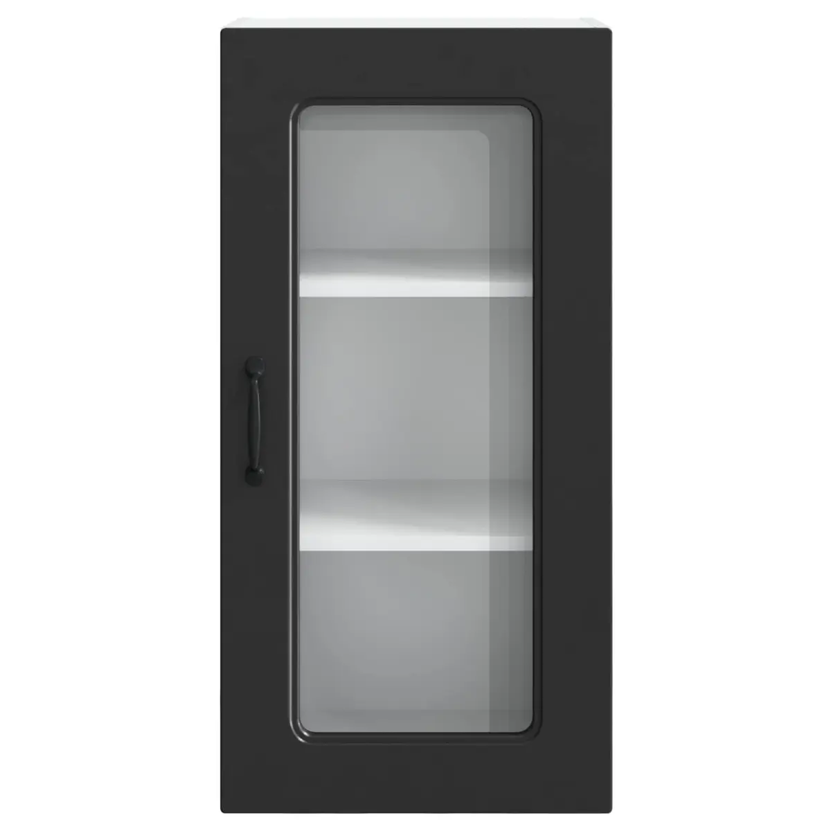 Black Kitchen Dishwasher Panel Cabinet 40x31x80cm Engineered Wood Storage Unit
