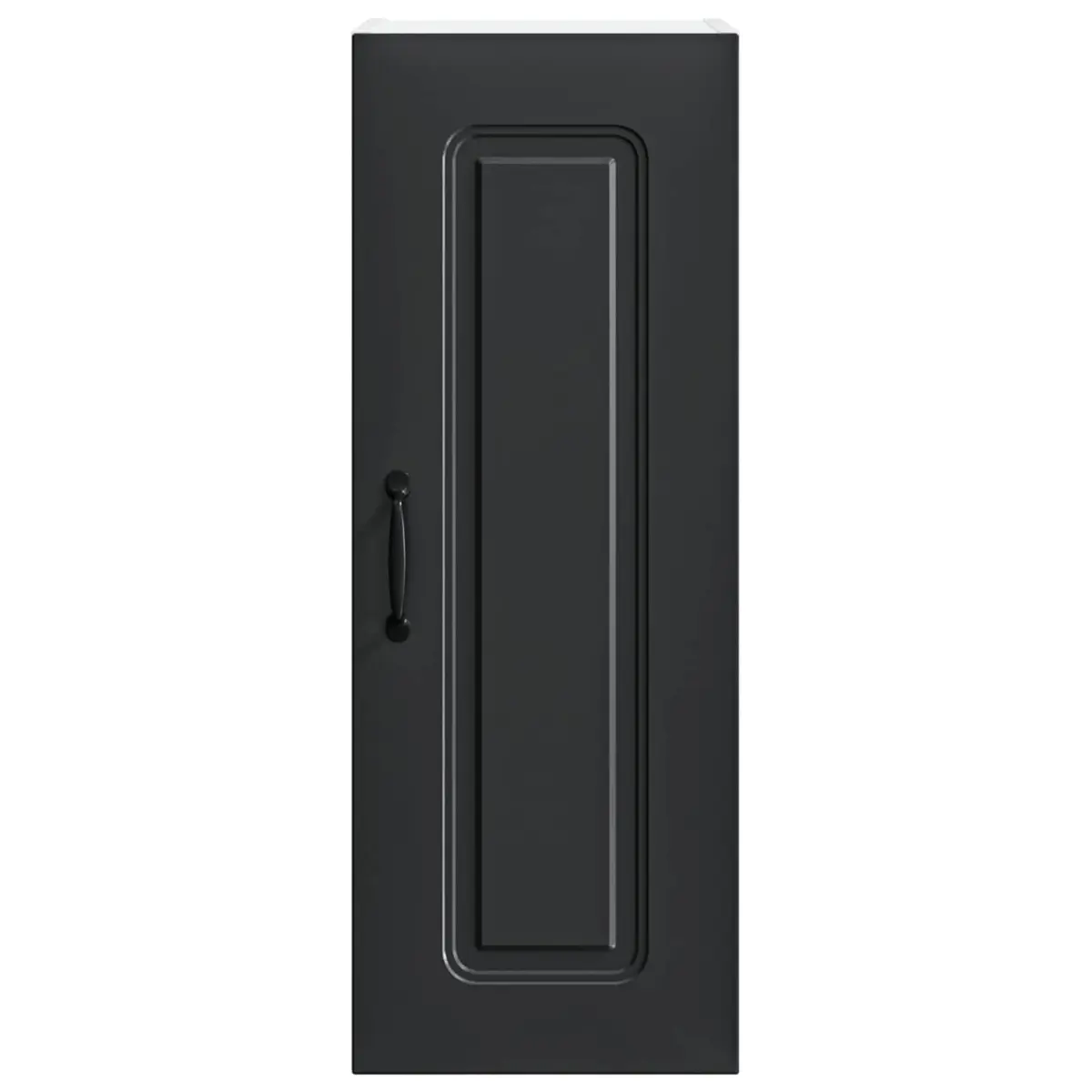 Dishwasher Panel Kitchen Cabinet Black Engineered Wood Storage 30x31x80cm