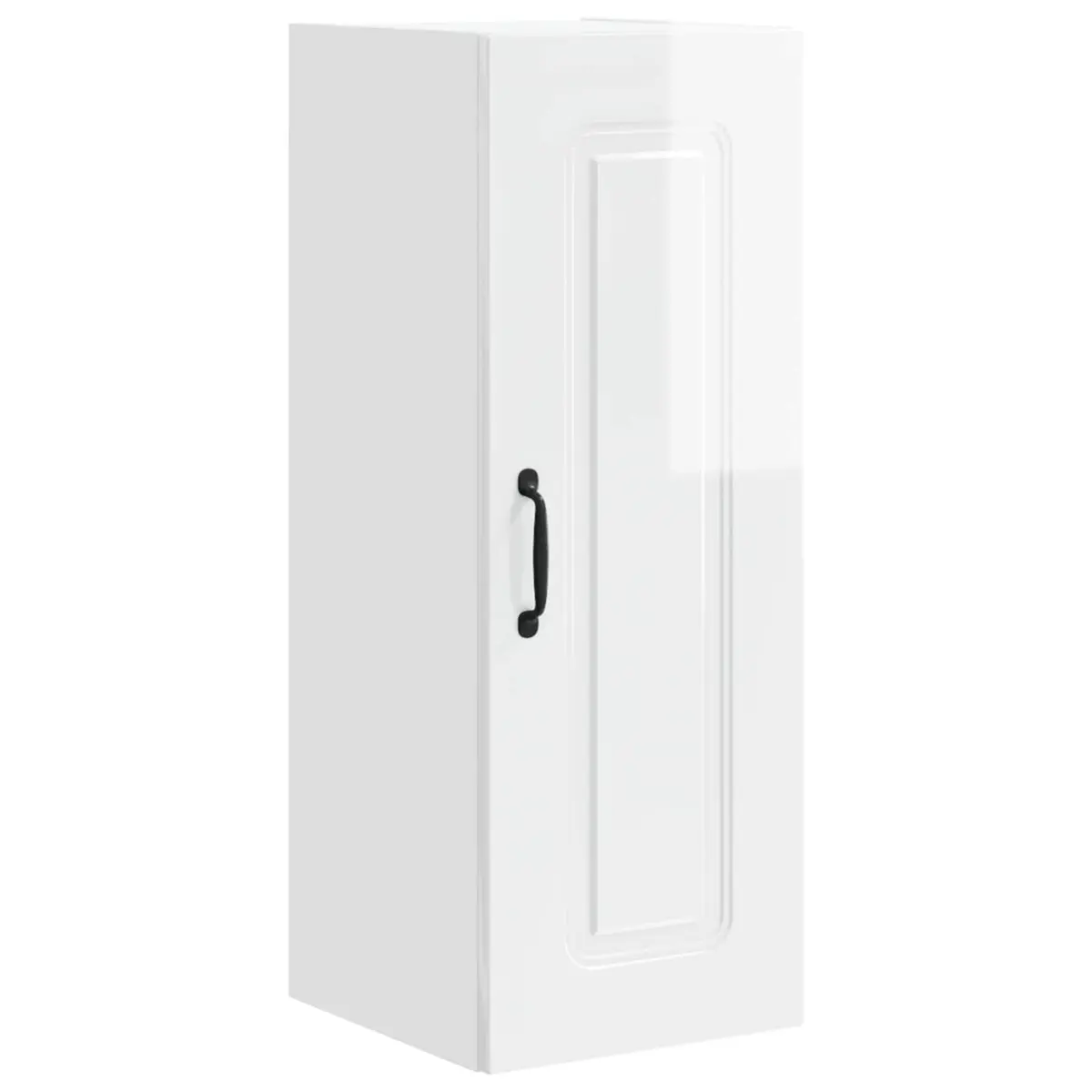 Dishwasher Panel Kitchen Cabinet High Gloss White 30x31x80cm Engineered Wood Storage Furniture