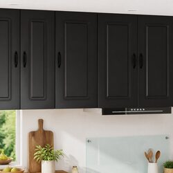 Compact Black Dishwasher Panel Cabinet for Your Kitchen