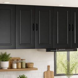 Compact Black Kitchen Cabinet 80x31x80cm for Easy Storage