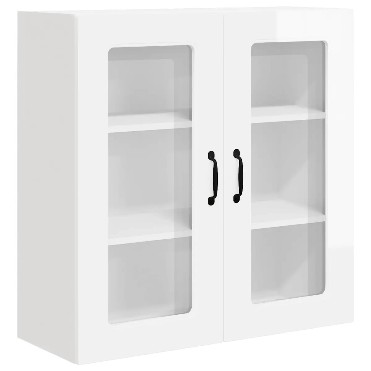 Dishwasher Panel High Gloss White 80 x 31 x 80 cm Contemporary Kitchen Cabinet Door Cover