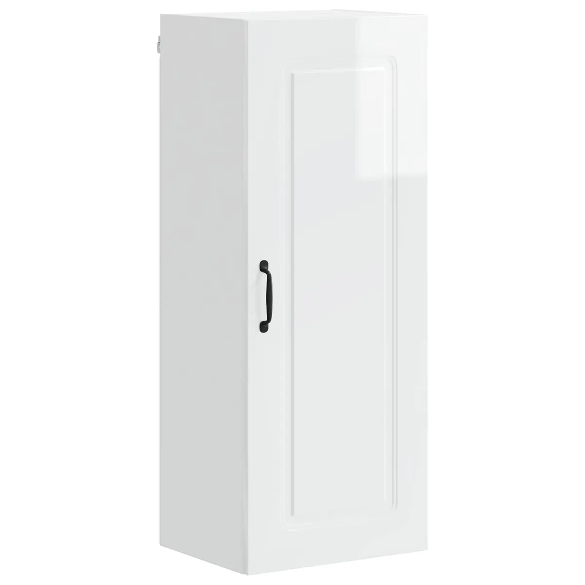 Kitchen Cabinet High Gloss White 40x31x100cm Engineered Wood Storage