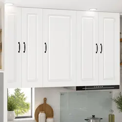 Compact White Kitchen Storage Cabinet 50 x 31 x 100 cm