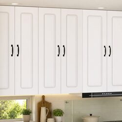 Compact Kitchen Cabinet in White, 60x31x100cm