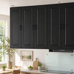 Concise Black Dishwasher Panel Storage Organizer