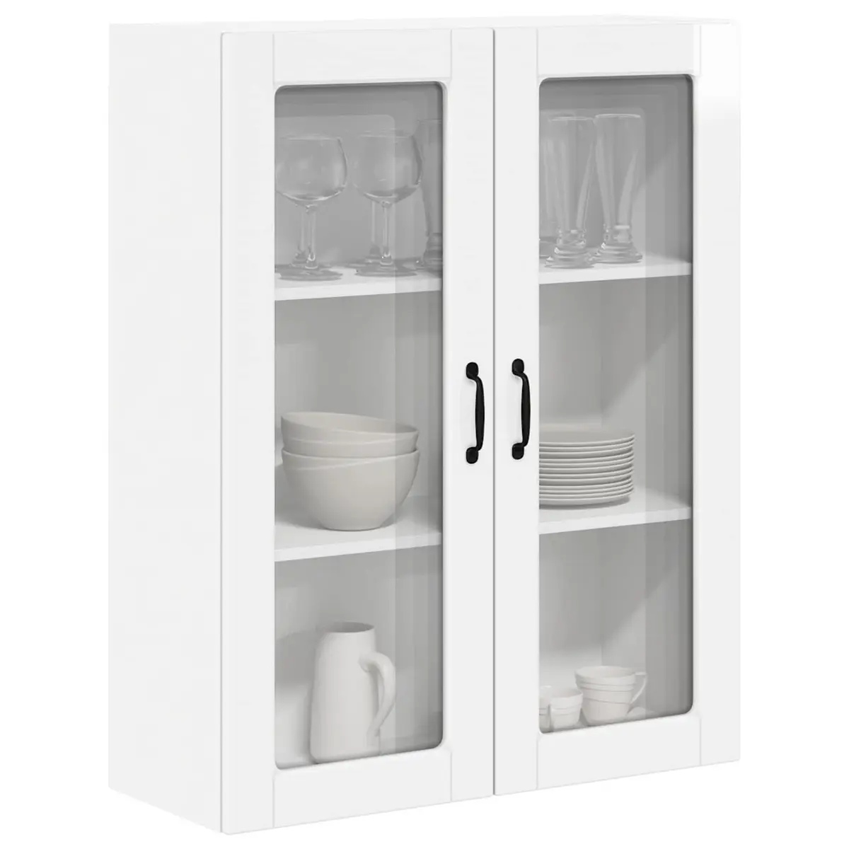 Dishwasher Panel High Gloss White 80 x 31 x 100 cm Modern Kitchen Cabinet Door Cover