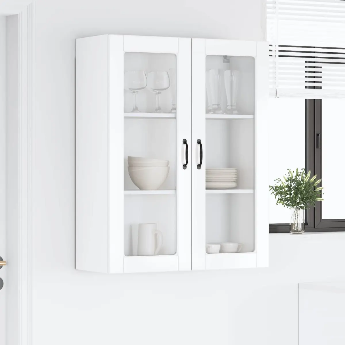 Dishwasher Panel High Gloss White 80 x 31 x 100 cm Modern Kitchen Cabinet Door Cover