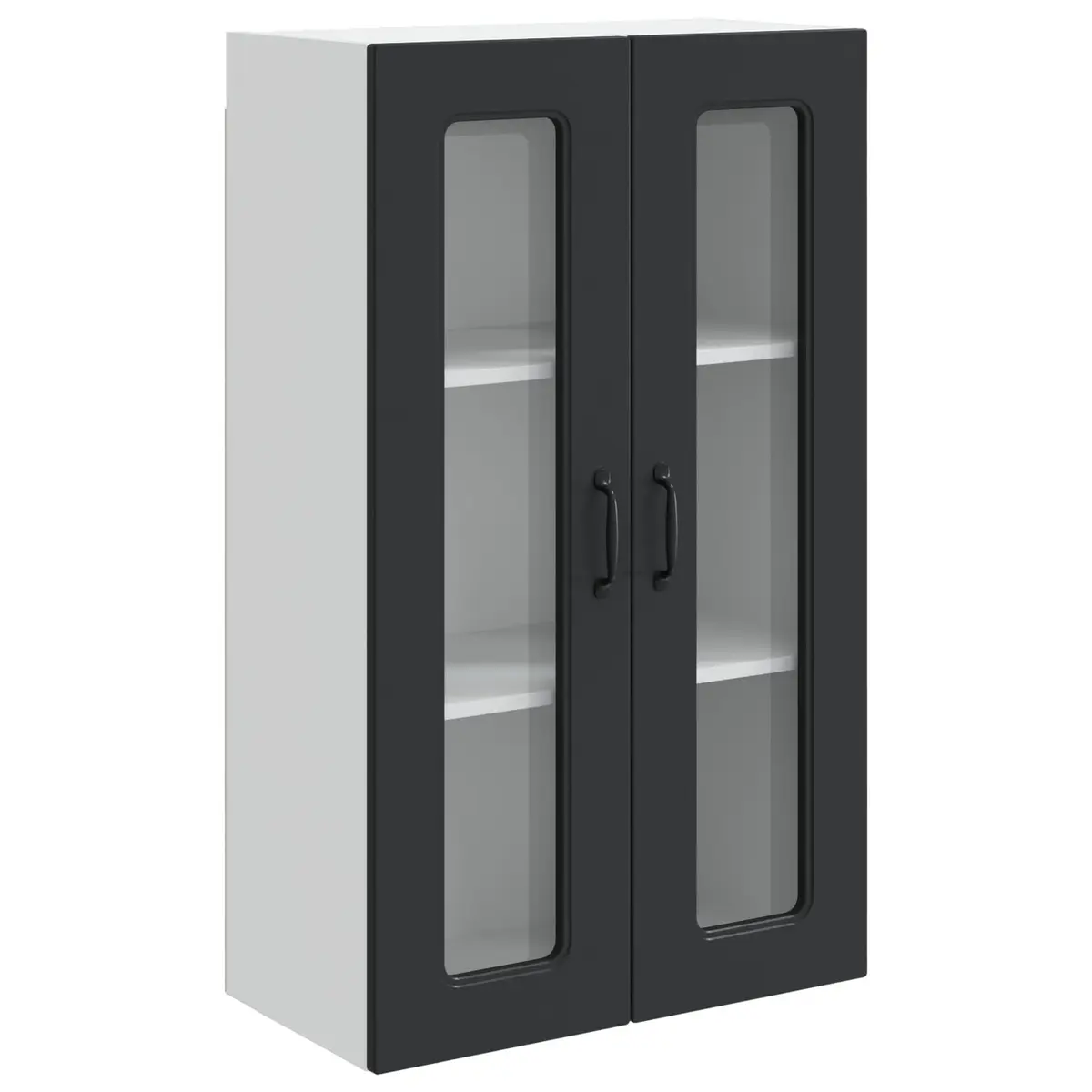 Dishwasher Panel Kitchen Cabinet Black Engineered Wood Storage Cupboard