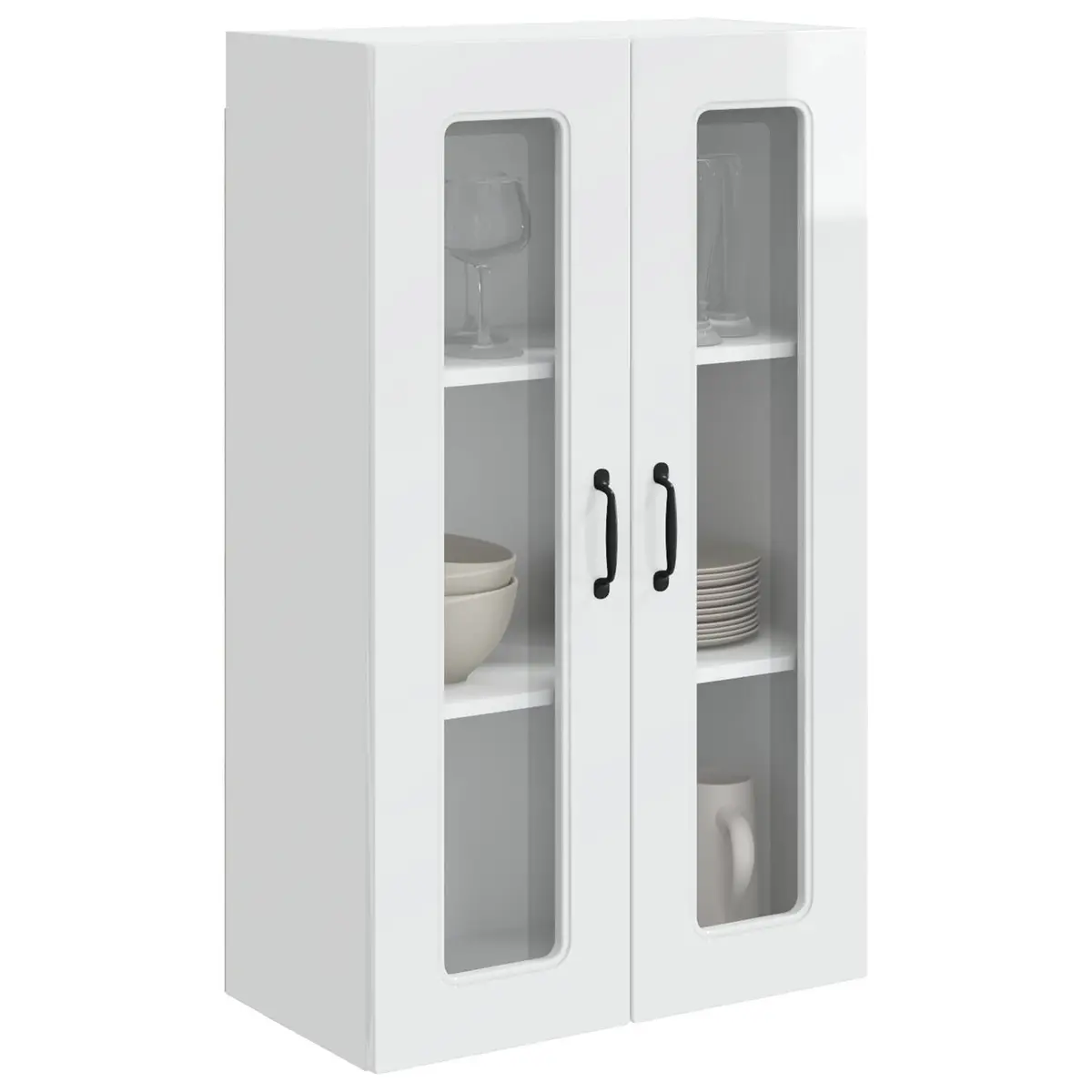 Kitchen Cabinet Dishwasher Panel High Gloss White Storage Cupboard 60x31x100cm