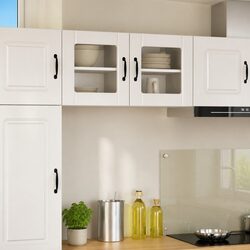 Stylish Wall Glass Cabinet for Your Modern Kitchen
