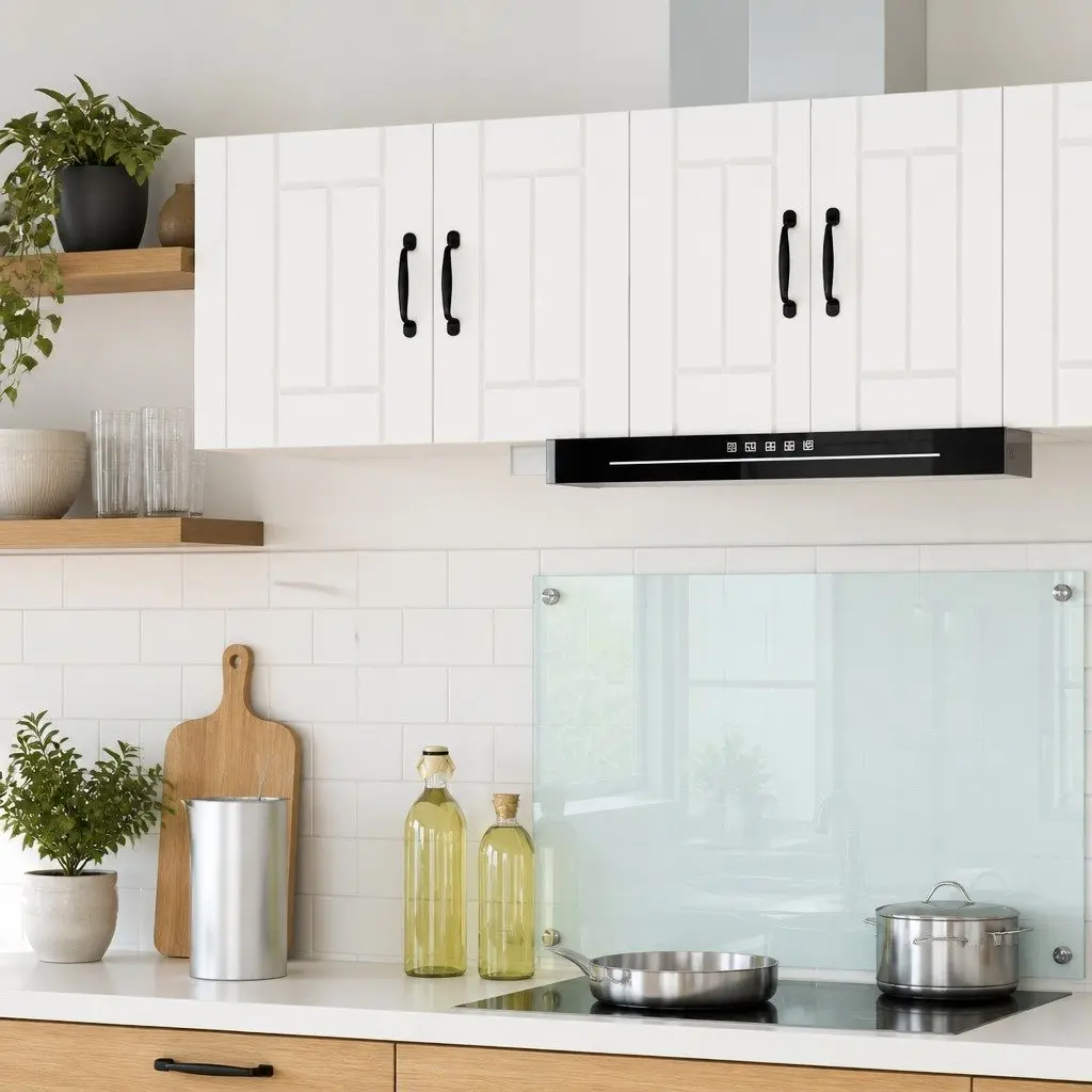 Wall Cabinet Kitchen Storage Unit White Engineered Wood Furniture 30x31x40cm