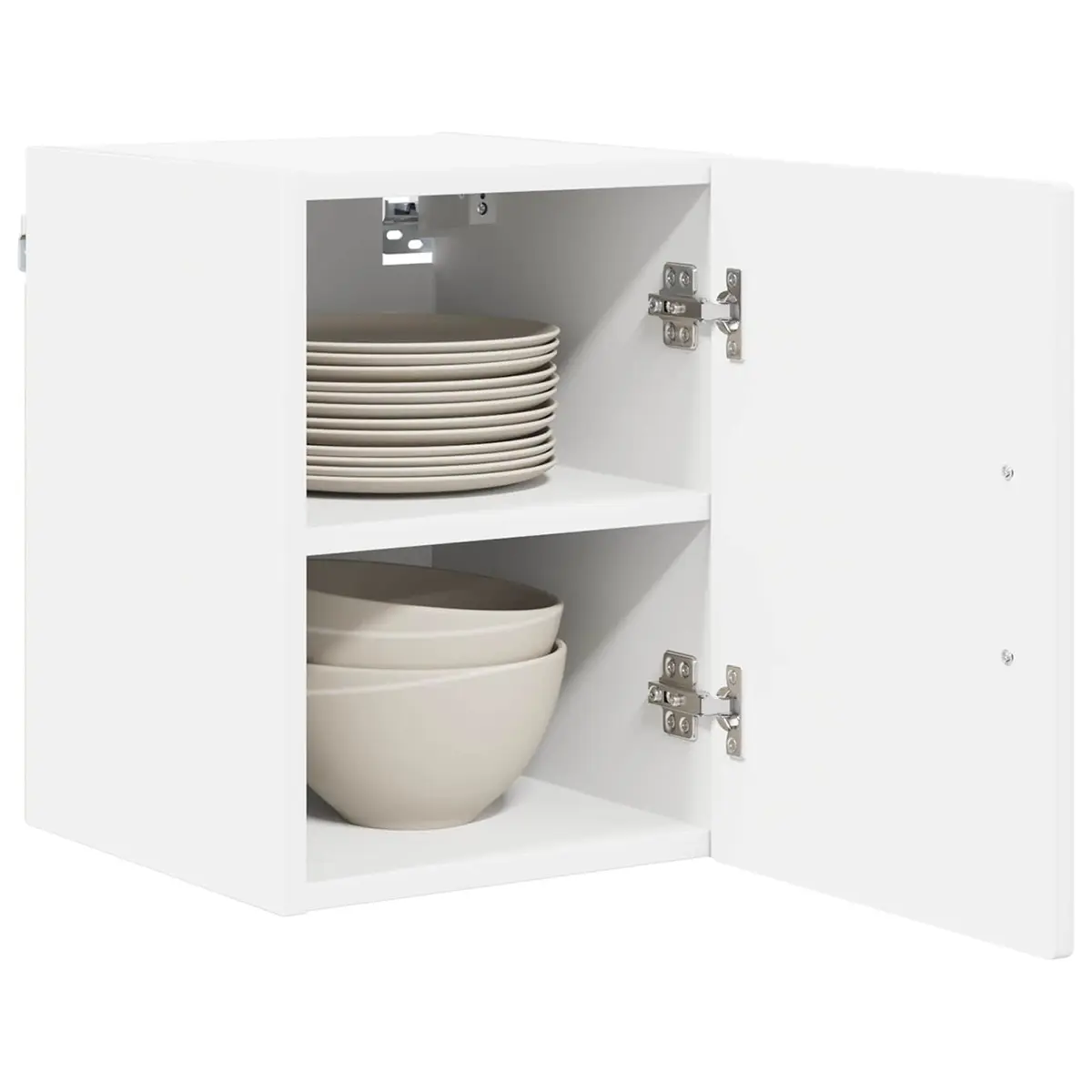Wall Cabinet Kitchen Storage Unit White Engineered Wood Furniture 30x31x40cm