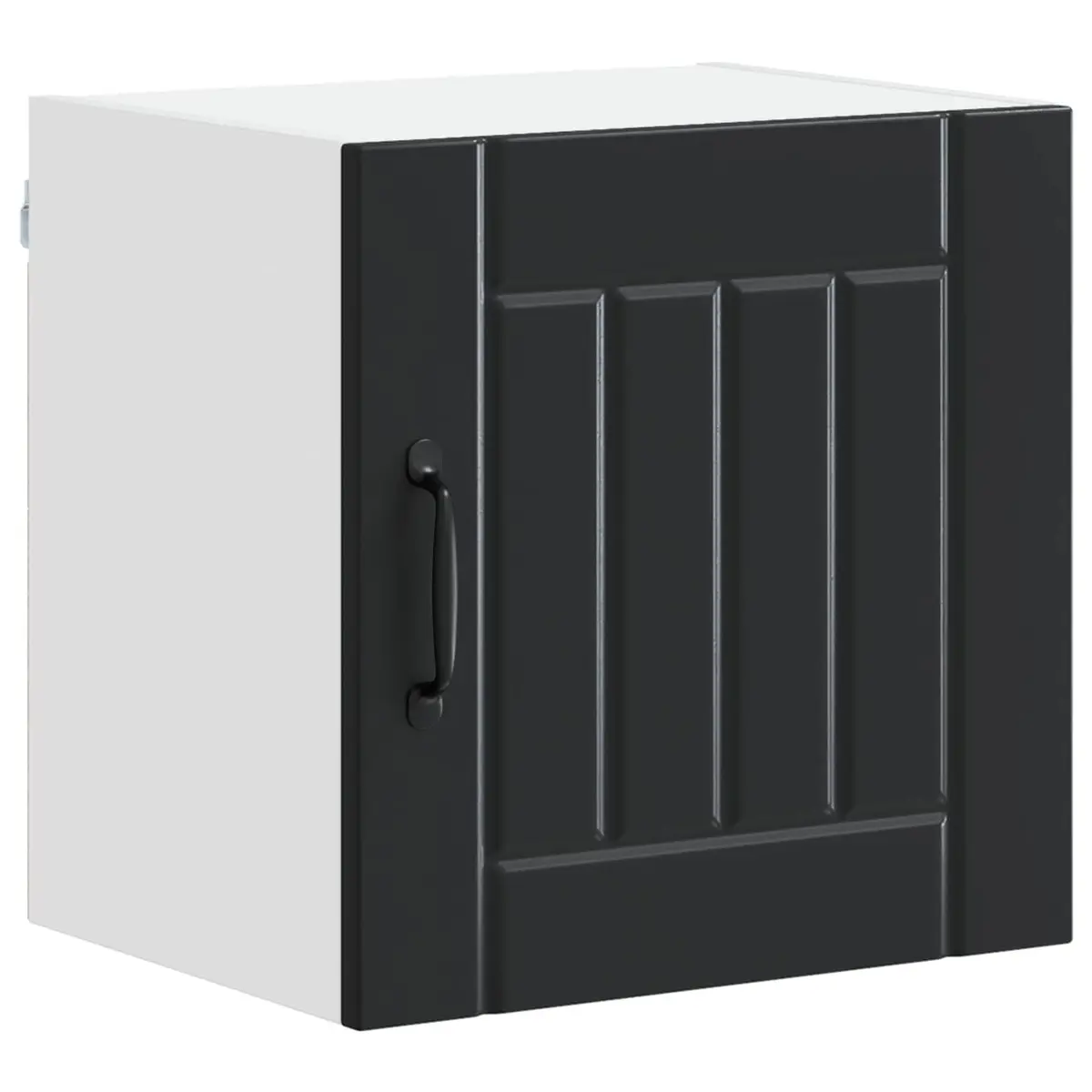 Wall Cabinet Black 40 x 31 x 40 cm Engineered Wood 2 Pieces Kitchen Storage