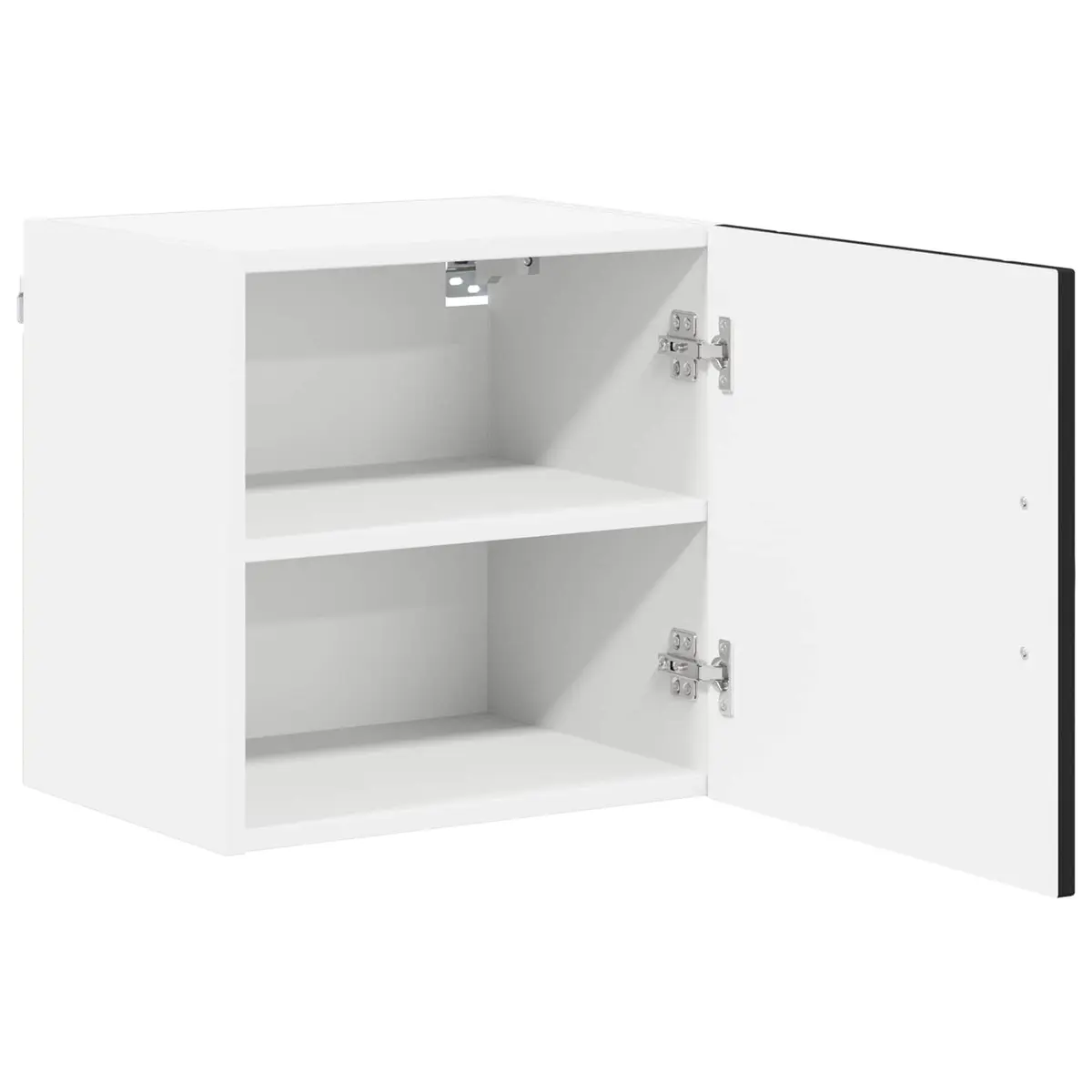 Wall Cabinet Black 40 x 31 x 40 cm Engineered Wood 2 Pieces Kitchen Storage