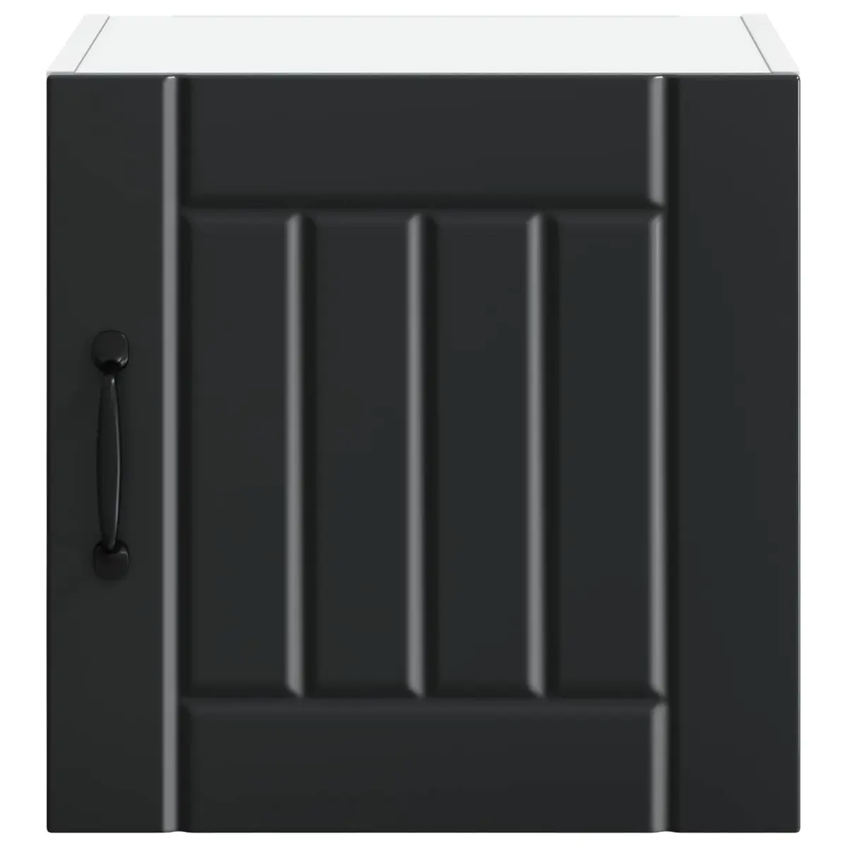 Wall Cabinet Black 40 x 31 x 40 cm Engineered Wood 2 Pieces Kitchen Storage