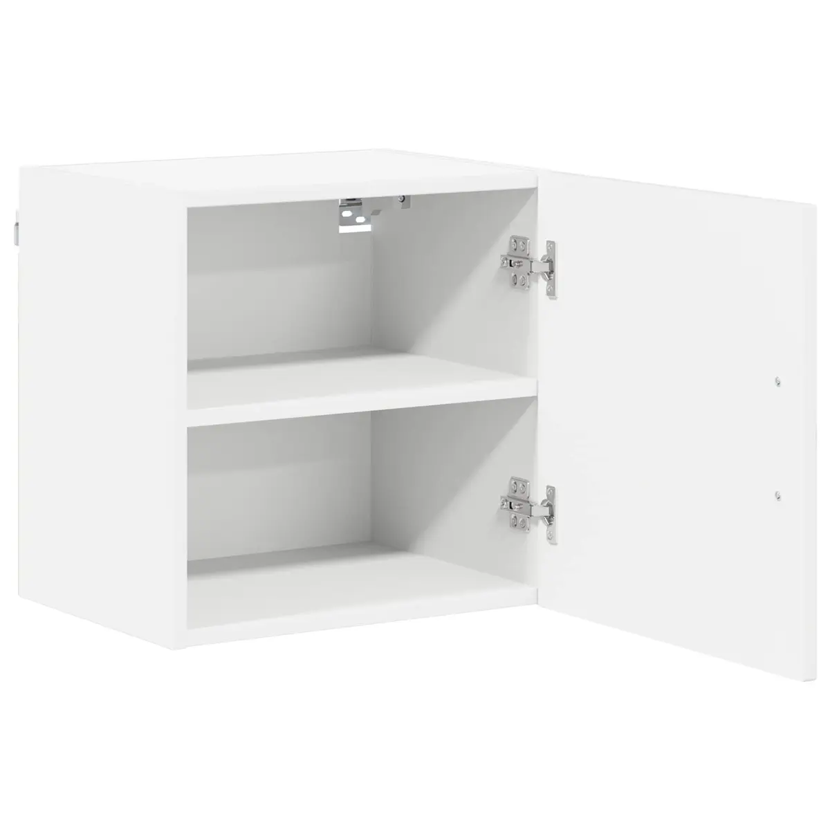 Wall Cabinet High Gloss White Kitchen Storage 2 Piece Set 40x31x40cm Modern