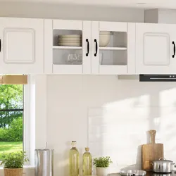 Concise and Durable High Gloss White Glass Cabinet