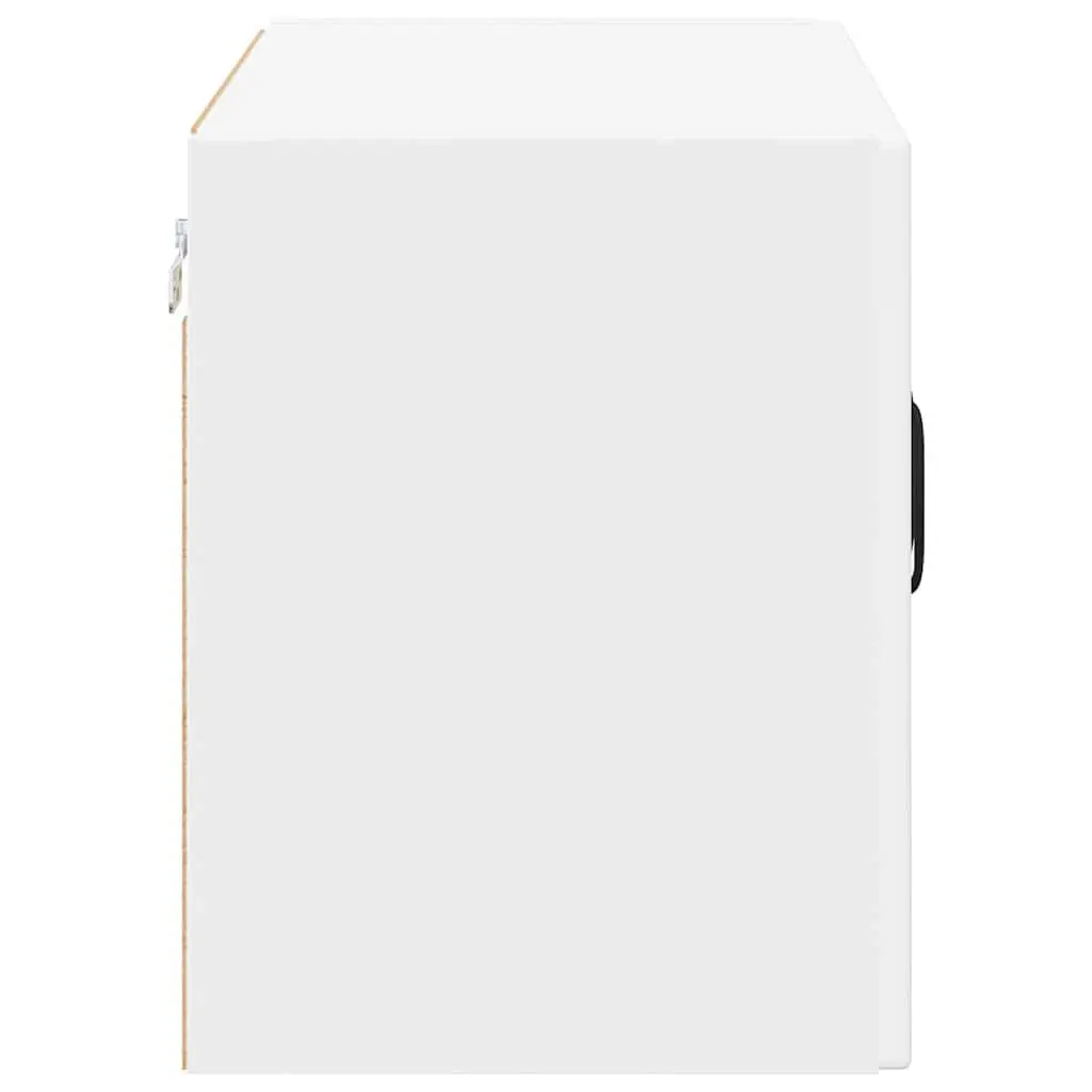 Engineered Wood Wall Cabinet High Gloss White Modern Kitchen Storage 60x31x40cm