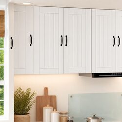 Compact White Wall Cabinet - Perfect for Kitchens