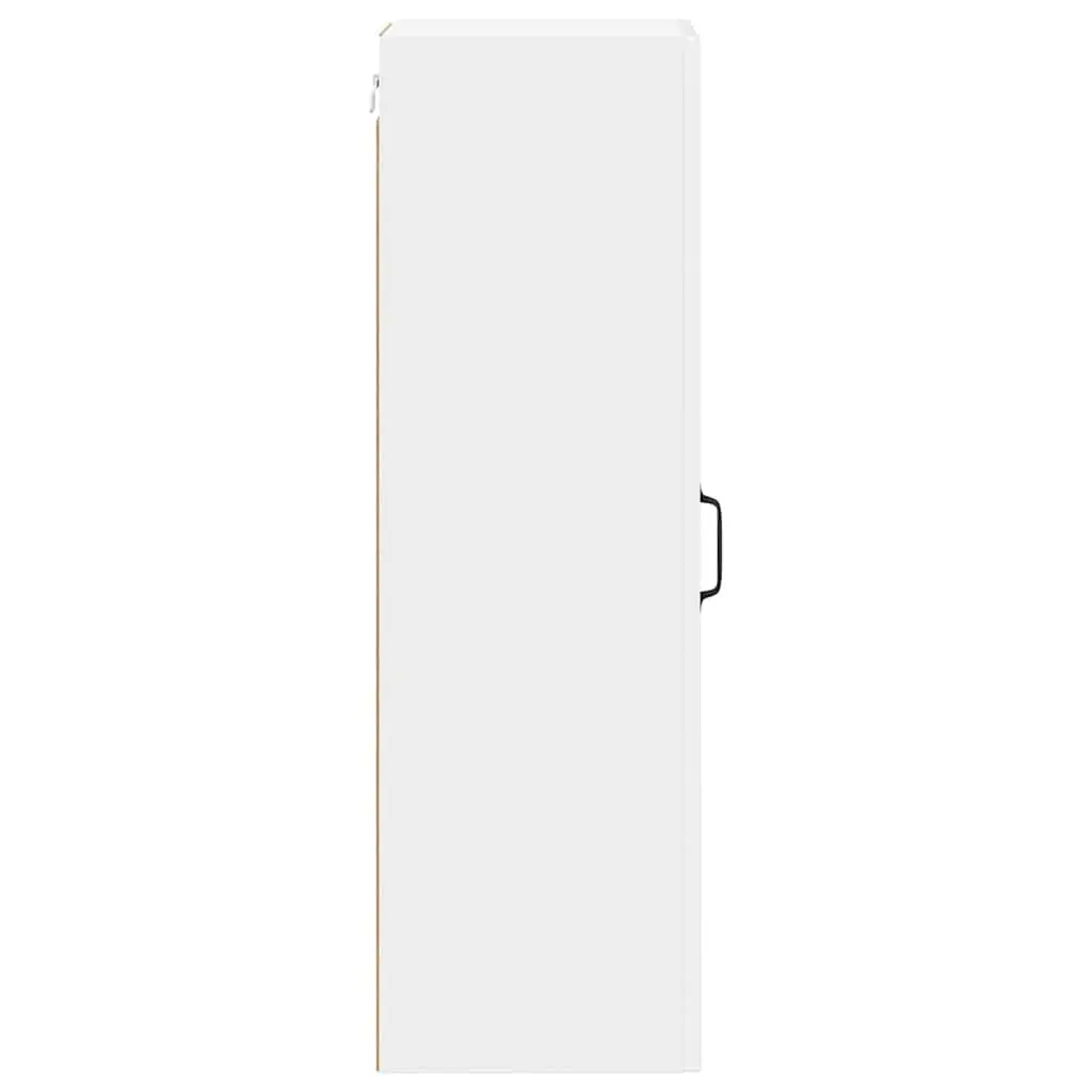 Wall Cabinet High Gloss White Kitchen Storage Cupboard 30 x 31 x 100 cm Modern