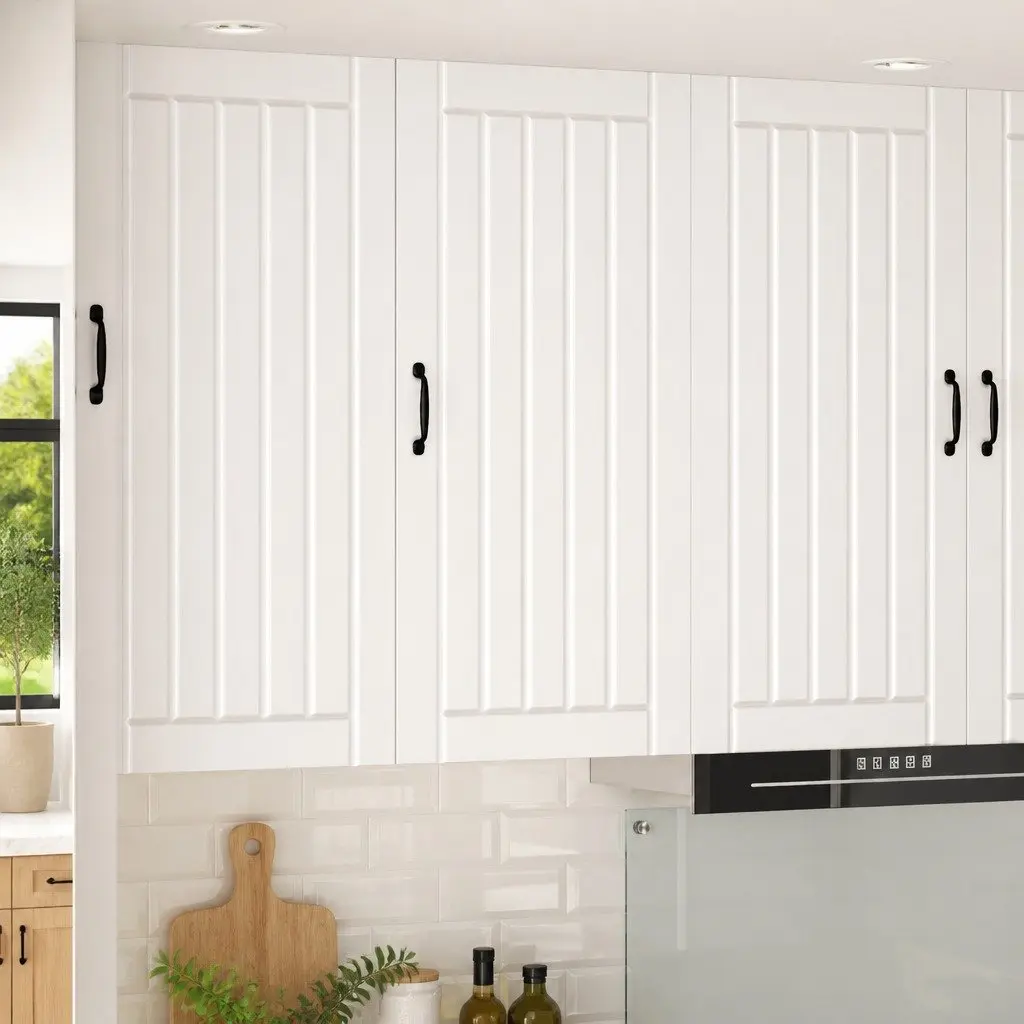 Wall Cabinet White 50x31x100cm Modern Kitchen Storage Dishwasher Panel