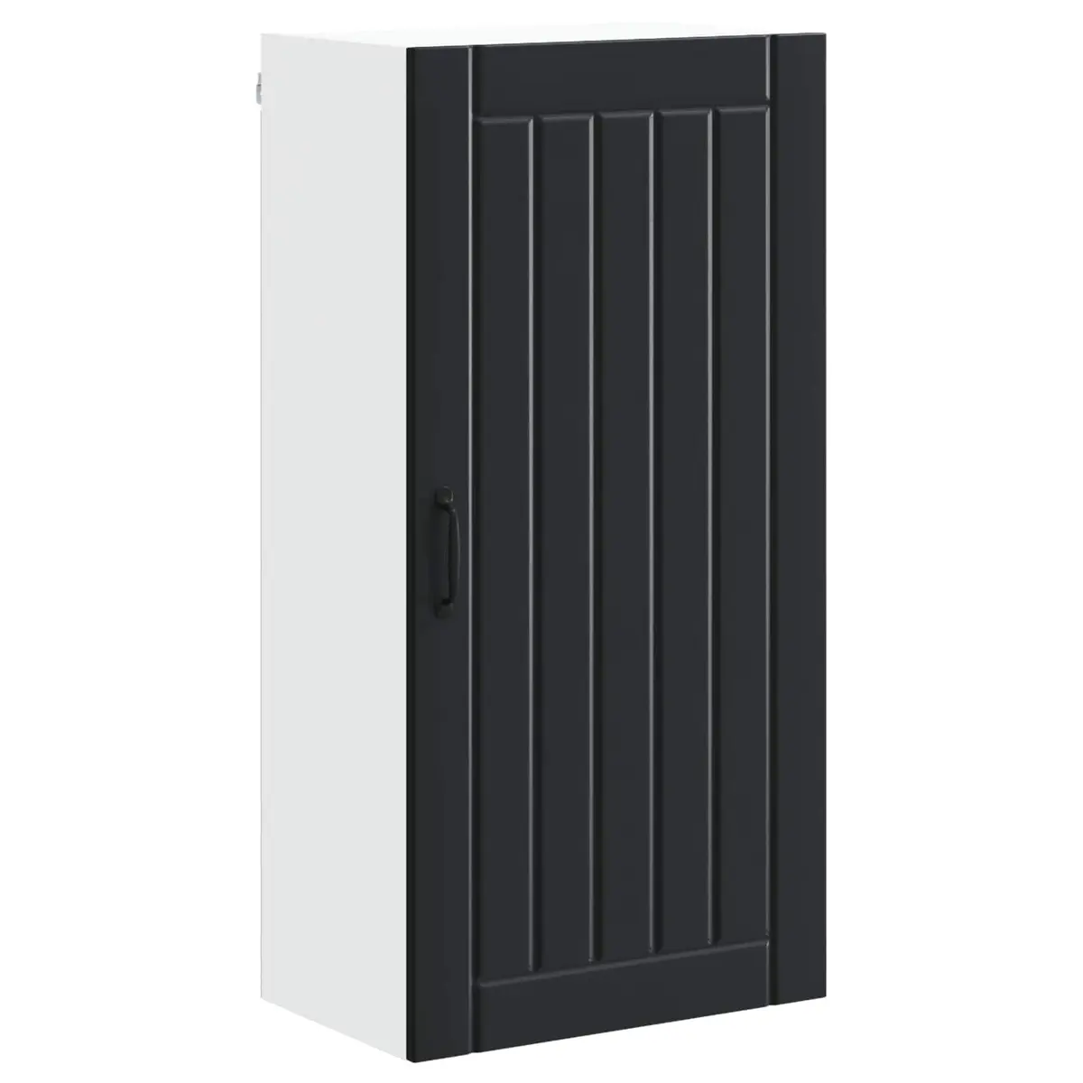 Wall Cabinet Black 50x31x100cm Engineered Wood Kitchen Storage Dishwasher Panel