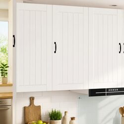 Concise High Gloss White Wall Cabinet Dishwasher Panel